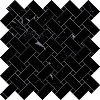 Intrecci Nero Marquinia Full Lappato 30x30