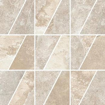 Beige Mosaico Trapezio 30x30