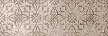Decor Floral Beige Rlv Rect 30x90