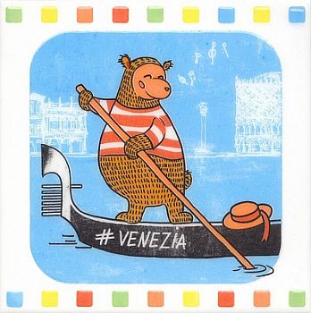Декор Большое путешествие Venezia 20х20 Декор Большое путешествие Venezia 20х20