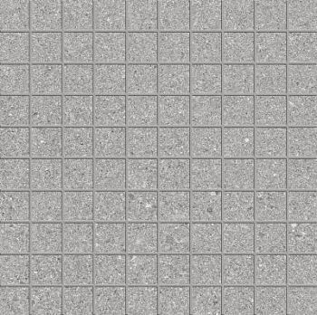 Ergon Grain Stone Mosaico 3x3 Fine Grain Grey Lappato 30x30