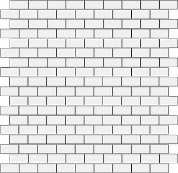 Мозаика BW Marble Fall High-Glossy 6 mm Mosaico 1.5x3 30x30