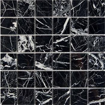 PIX 252 Black majesty, чип 48x48 мм, сетка 305х305x6 мм, Полированная PIX 252 Black majesty, чип 48x48 мм, сетка 305х305x6 мм, Полированная