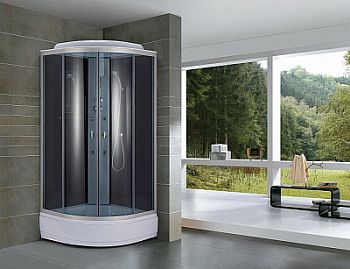 Душевая кабина Niagara Classic NG-3517-14 100x100x220 с гидромассажем стекло тонированное