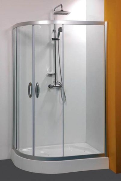 Душевой уголок Am.Pm Bliss L Twin Slide 120 W53E-302 120x80x190 см стекло прозрачное