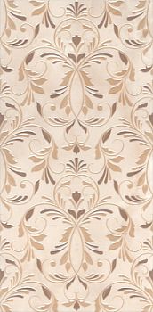 Декор Вирджилиано обрезной 30х60 бежевый