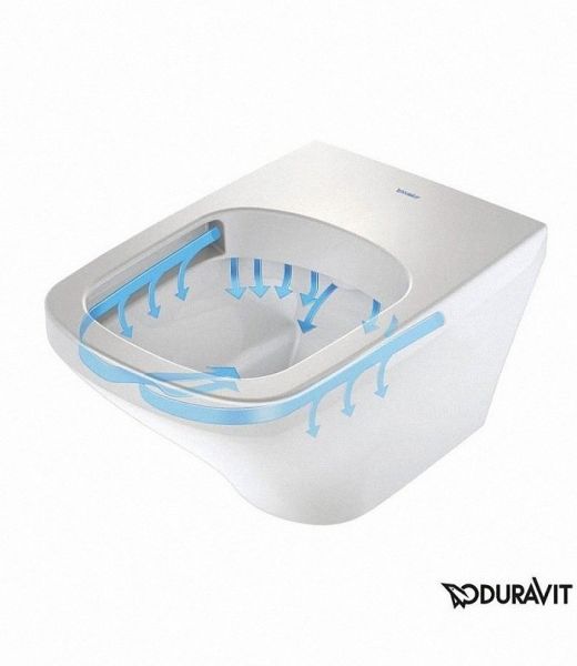 Унитаз подвесной Duravit Durastyle 45520900A1 + 0063790000 безободковый сиденье SoftClose Унитаз подвесной Duravit Durastyle 45520900A1 + 0063790000 безободковый сиденье SoftClose