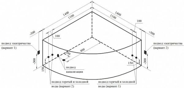 Гидромассажная ванна Radomir Сандра, форсунки белые Гидромассажная ванна Radomir Сандра, форсунки белые