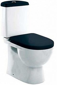 Унитаз-компакт Sanita luxe Best Color сиденье дюропласт soft close чёрное