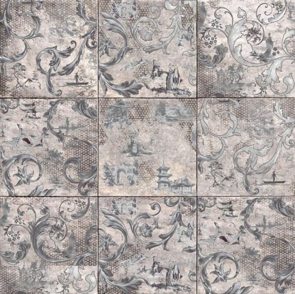 Декор Mandala Singapur Grey 20x20