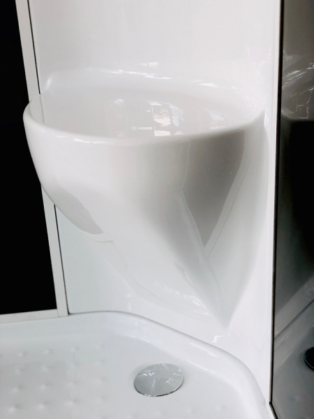 Душевая кабина Royal Bath 90HK6-BT черное/прозрачное