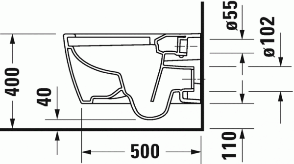 Унитаз подвесной Duravit ME by Starck HygieneFlush 2579099000 Унитаз подвесной Duravit ME by Starck HygieneFlush 2579099000