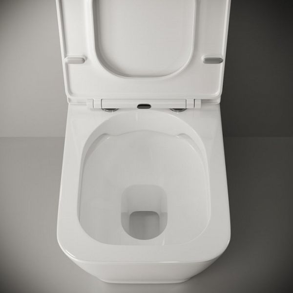 Унитаз-компакт Ceramica Nova Cubic Rimless CN1803 36 x 64 x 84 см напольный безободковый с бачком с сиденьем Soft Close Унитаз-компакт Ceramica Nova Cubic Rimless CN1803 36 x 64 x 84 см напольный безободковый с бачком с сиденьем Soft Close