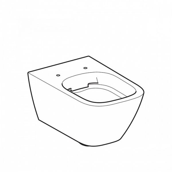 Унитаз подвесной Geberit Smyle Square 500.208.01.1 белый