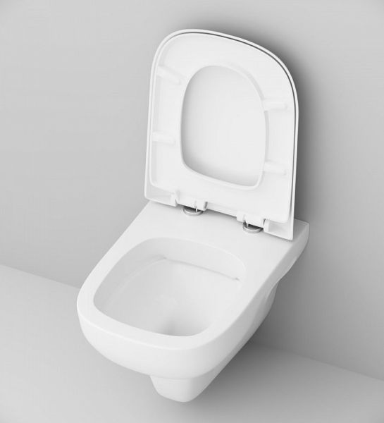 Унитаз подвесной Am.Pm Like C801700SC белый с сиденьем с микролифтом Унитаз подвесной Am.Pm Like C801700SC белый с сиденьем с микролифтом