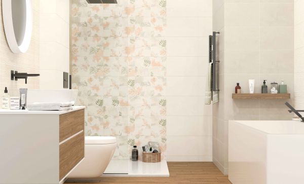 Плитка Liana milk бежевый 25х40