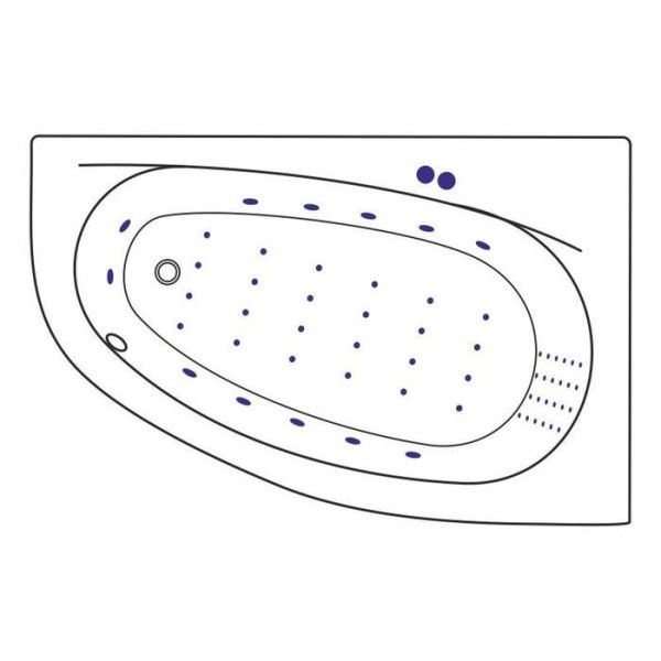 Акриловая ванна Excellent Kameleon P Nano 1700x1100 WAEX.KMP17.NANO