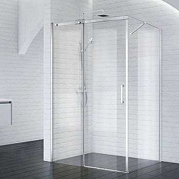 Душевой уголок BelBagno ACQUA-A-1-100-C-Cr 100x100 см стекло прозрачное