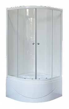 Душевой уголок Royal Bath 100BK-T прозрачное