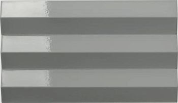 Triangle Glossy Large Gris