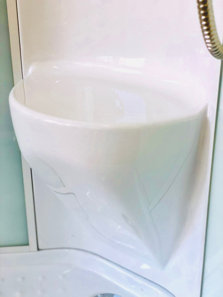 Душевая кабина Royal Bath 90HK6-WT белое/прозрачное