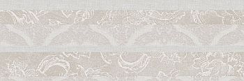 Декор Эскориал обрезной 40х120 серый