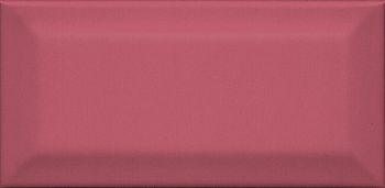 Плитка Клемансо розовый грань 7,4х15