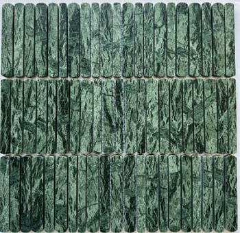 PIX 356 Spider Green, чип 10/12/15*100 мм, сетка 300х305x8 мм, Полированная