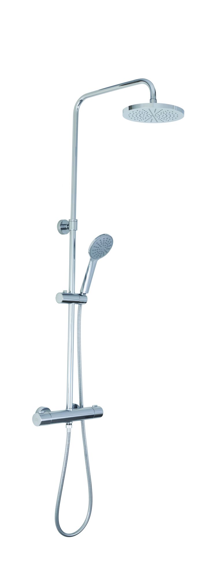 Колонна латунная телескопическая BIRILLO COLD термостат. для душа без излива, регулиремая по высоте, верх. Душ из ABS диам. 200мм, шланг металл 1500мм, ручной душ из ABS диам.105мм, держатель душа подвижный круглый, хром Колонна латунная телескопическая BIRILLO COLD термостат. для душа без излива, регулиремая по высоте, верх. Душ из ABS диам. 200мм, шланг металл 1500мм, ручной душ из ABS диам.105мм, держатель душа подвижный круглый, хром