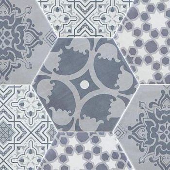 Decor Hex Sloane Cement Mix 19.8x22.8