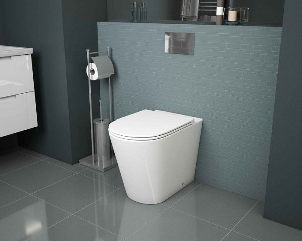 Унитаз приставной Grossman GR-PR4450S безободковый с сиденьем с микролифтом, белый