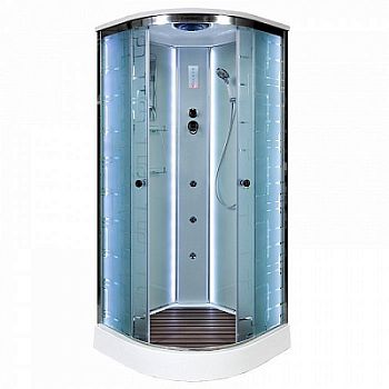 Душевая кабина Deto ЕМ1580 LED с гидромассажем