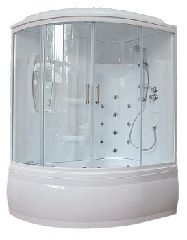 Душевая кабина Royal Bath 140ALP-T прозрачное правая