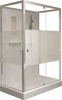 Душевая кабина RGW OLB-207 120x80 см профиль хром