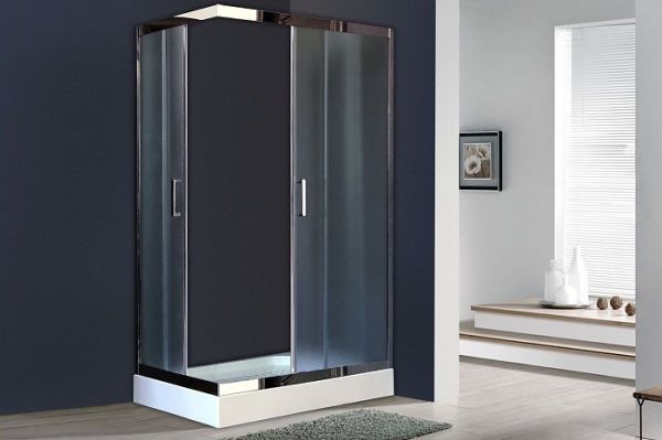 Душевой уголок Royal Bath HPD-C-CH 120х80х185 рифленое