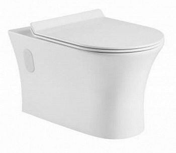 Унитаз подвесной Aquanet Roll-W CL-12249D (210766) Rimless с сиденьем Soft Close Slimseat