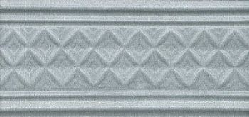 Бордюр Пикарди структура голубой 6,7х15
