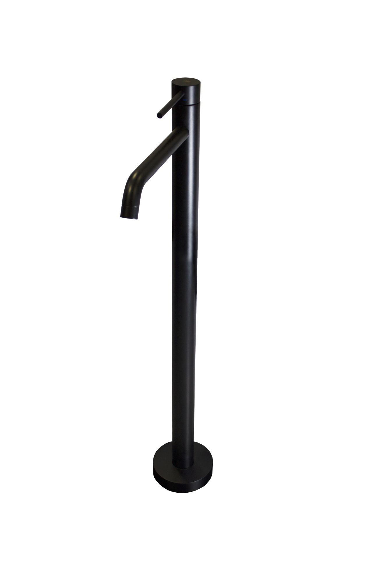 Смеситель для раковины напольный без БАЗЫ арт LIG030,Черный матовый