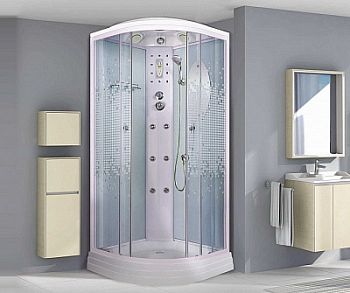 Душевая кабина Niagara Premium NG-3012-01 120x120x220 с гидромассажем стекло мозаика