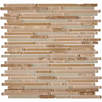 PIX736 из мрамора и стекла, чипы 8x48/98/148 мм, сетка 300х300x8 мм