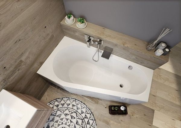 Акриловая ванна Riho Delta 150 см L Plug&Play Акриловая ванна Riho Delta 150 см L Plug&Play