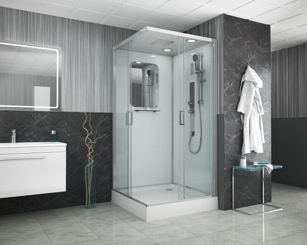 Душевая кабина Niagara Premium NG-6001-01GQ 90х90х210 стекло прозрачное