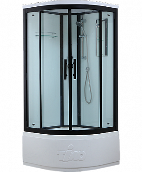 Душевая кабина Timo Standart T-6690 Black 90x90x220