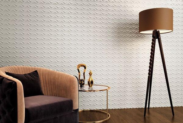 Плитка 3Д Вайт Курви Матт 30,5х56