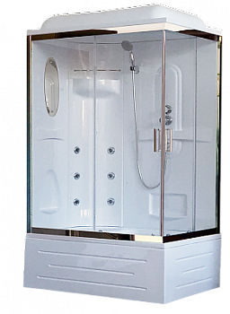 Душевая кабина Royal Bath RB 8120BP2-T-CH (прозрачное) L