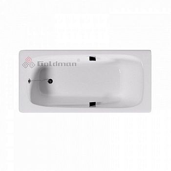 Чугунная ванна Goldman Art 180x85x42 см с ножками и ручками