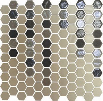 Мозаика Deco Patterns Drops B 30.1x29