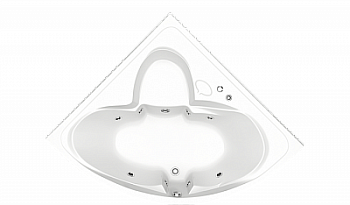 Гидромассажная ванна Bas Дрова 160х160