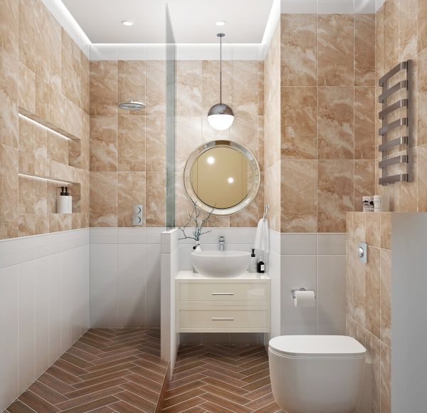 Керамогранит Вяз коричневый темный 9,9х40,2