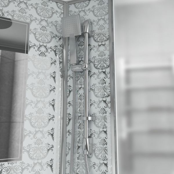 Душевая кабина Niagara Luxe NG-7711WL 120x90x220 левая с гидромассажем стекло прозрачное